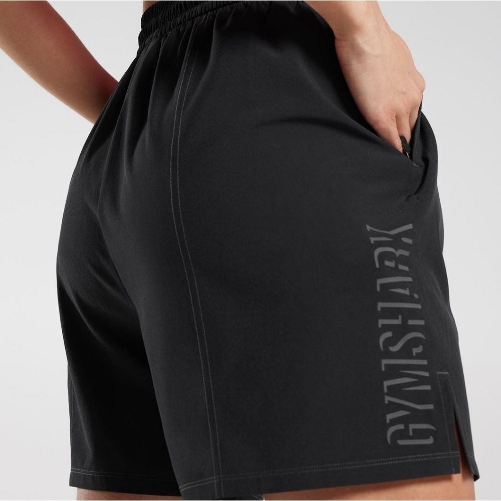 Gymshark Sport Woven Shorts Size M Black‎ NWT in Packaging - Picture 6 of 8